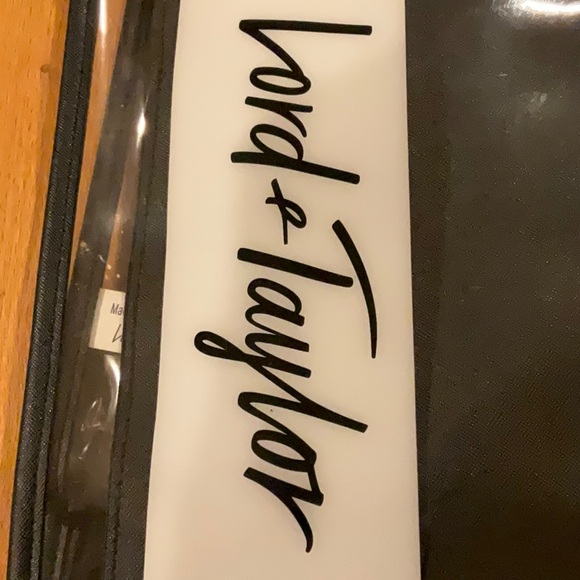 NWT Lord &Taylor vinyl clear tote - Picture 2 of 5